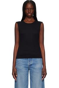 Футболка с ребристыми полосками Cdlp, черный