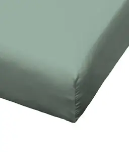 Простыня BIERBAUM "Бобр", зимой уютно и тепло, 100% хлопок, проста в уходе, для матрасов высотой до 20 см 150х200 см, 1 шт., цвет grün/petrol/apfel/lind