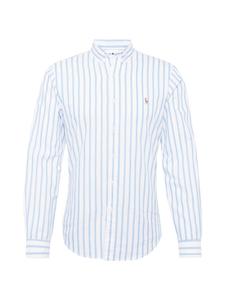 Polo Ralph Lauren Рубашка на пуговицах приталенного кроя в светло-голубом цвете