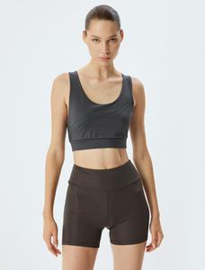 Бюстгальтер без косточек Koton, цвет Anthracite/Dark grey