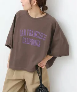 Футболка с широким укороченным логотипом Journal Standard Relume, цвет Brown