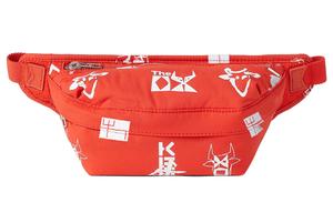 Нейлоновый поясной мини-рюкзак женский красный KENZO