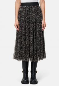 Юбка zero Pleated skirt, Beigeblack/Beige