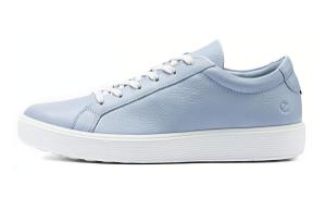 Кроссовки ecco Skateboarding Shoes Men Low-top Light Blue, голубой