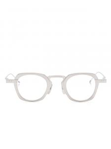 Очки в круглой оправе Thom Browne Eyewear, серебряный