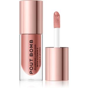 Makeup Revolution Pout Bomb блеск для губ для объема с ярким оттенком Doll 4,6 мл