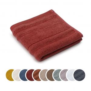 Мыло-полотенце Sleepling Darling люкс из органического хлопка, серия Marseille, 770 гр/м², 30 х 30 см, Ökotex, 60 градусов, впитывающее, быстросохнущее, карминно-красный.