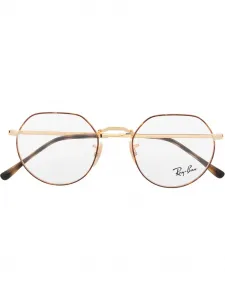 Очки jack в круглой оправе Ray-Ban, золотистый