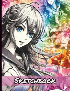 Kawaii Sketchbook for Drawing Anime: Large Personal Artist Japanimation Cartooning Sketch Book and Doodle Drawing Pad (Independently published)
