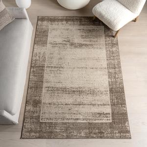nuLOOM Casiane Окантованный ковер 244 x 305 см для гостиной спальни столовой, Casiane Brown