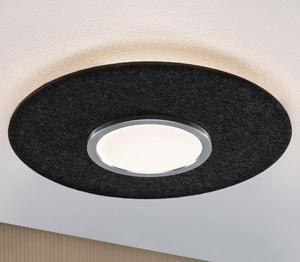 Светодиодный потолочный светильник Paulmann Tulga, алюминий/войлок - антрацит - 1-пламенный