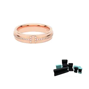 TIFFANY & CO. Кольцо из розового золота 585 пробы унисекс