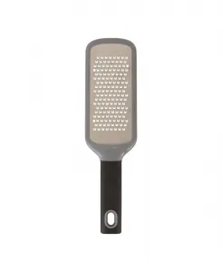 Терка-лопатка из нержавеющей стали, 28 x 8 см, средняя решетка Rsvp International, серый