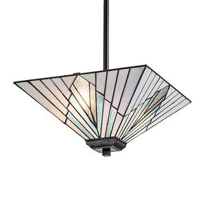 Подвесной светильник Elstead Alderley Typ A, коричневый - сталь - цветное стекло - 38 x 117 x 38 см