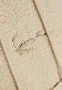 Толстовка с капюшоном SIGNATURE TEDDY HOODIE Karl Kani, бежевый