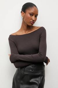 Лонгслив Answear.Lab, коричневый