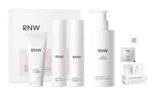 Набор для ухода за кожей crystal essence niacinamide water очищающее молочко увлажняет и питает комплект из четырех предметов RNW