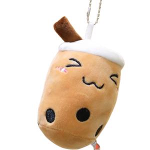 Креативная милая универсальная подвеска плюшевая кукла для чашки молочного чая высотой 12см Mise, коричневый
