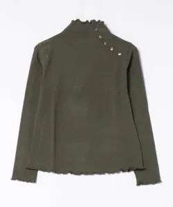 Топ с высоким воротником и ребристым воротником на плече Aimoha - Select -, цвет Khaki