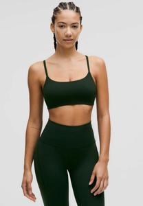 Бюстгальтер lululemon WUNDER TRAIN STRAPPY RACER C/D, Rainforest Green/Green