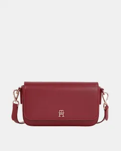 Бордовая сумка через плечо Tommy Hilfiger