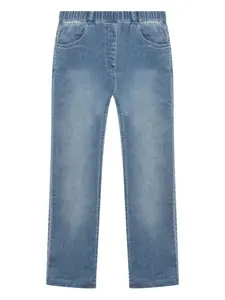 Джинсы с эластичным поясом Monnalisa, синий