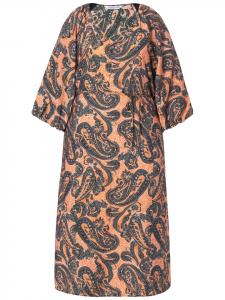 Длинное платье Studio Untold Midi, цвет kaki-orange