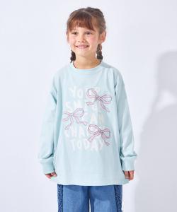 Футболка с длинными рукавами и принтом Ever Closet, цвет Pastel Blue I