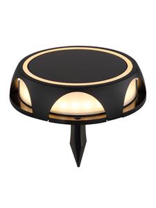 Globo lighting Солнечный светильник "SOLAR LIGHT ALUMINUM DIE CASTING BLACK MATT, 1XL" черного цвета