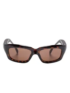 Солнцезащитные очки 0385 Balenciaga Eyewear, коричневый