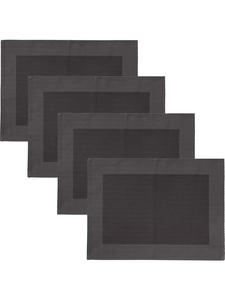 Erwin Müller Набор салфеток Lisbon, 4 штуки, серый цвет
