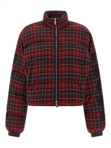 Бомбер с принтом стрелы OFF-WHITE, красный