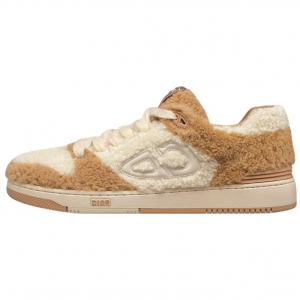 DIOR B57 Dribble Low top Skateboard Shoes Unisex Brown White Limited Edition Numbered Edition