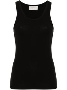 Coperni майка с вышитым логотипом, черный