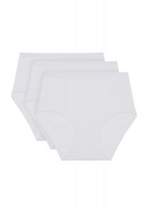 Трусики макси «Гудрун», 3 шт., женские DesiréE, белый