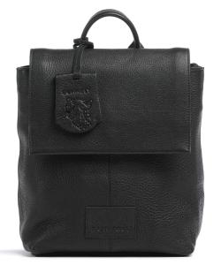 Мягкий рюкзак Skylar из зерненой кожи Burkely, черный