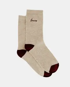 Женские однотонные носки Énfasis, бежевый