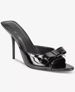 Женские босоножки-мюли Giselle с бантом Aaj By Aminah, черный