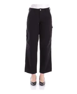 Хлопковые брюки с застежкой-молнией Dickies, черный