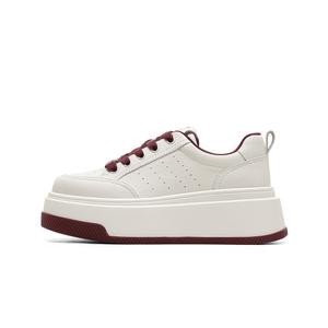 C°BANNER Низкие женские кроссовки для скейтбординга бежево-красного цвета
