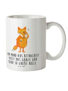 Детская кружка Лис Лорд с надписью на белом фоне Mr. & Mrs. Panda