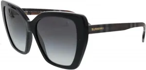 Солнцезащитные очки BURBERRY BE 4366 40418G Tamsin Black Gradient Grey, Black