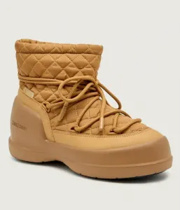 Снежные ботинки MB MEZZALUNA QUILTED MID WP Moon Boot, коричневый