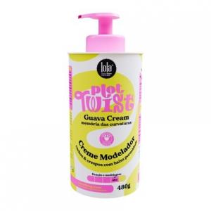 Cosmetics Plot Twist Guava Cream Моделирующий крем для определения и контроля с маслом гуавы для мягких, блестящих волос Натуральные ингредиенты Без парабенов и силикона 480 г Lola
