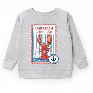 Худи American lobster для молодежи The Juniper Shop, Heather Grey