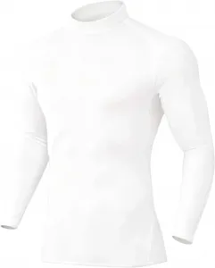 Мужская компрессионная футболка с флисовой подкладкой, лонгслив