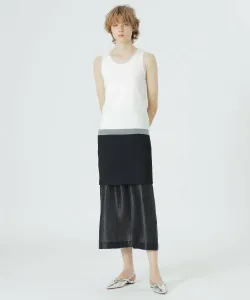 Топ из блестящего тюля Loveless, цвет Beige