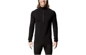 Термокофта M's Desoli с полумолнией для мужчин чистый Houdini, черный
