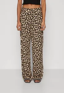 Широкие брюки vmeasy с леопардовым принтом Vero Moda Petite, Irish Cream/Dina