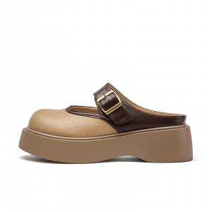 Женские сандалии с закрытым носком, и нескользящие EXULL Q, Khaki